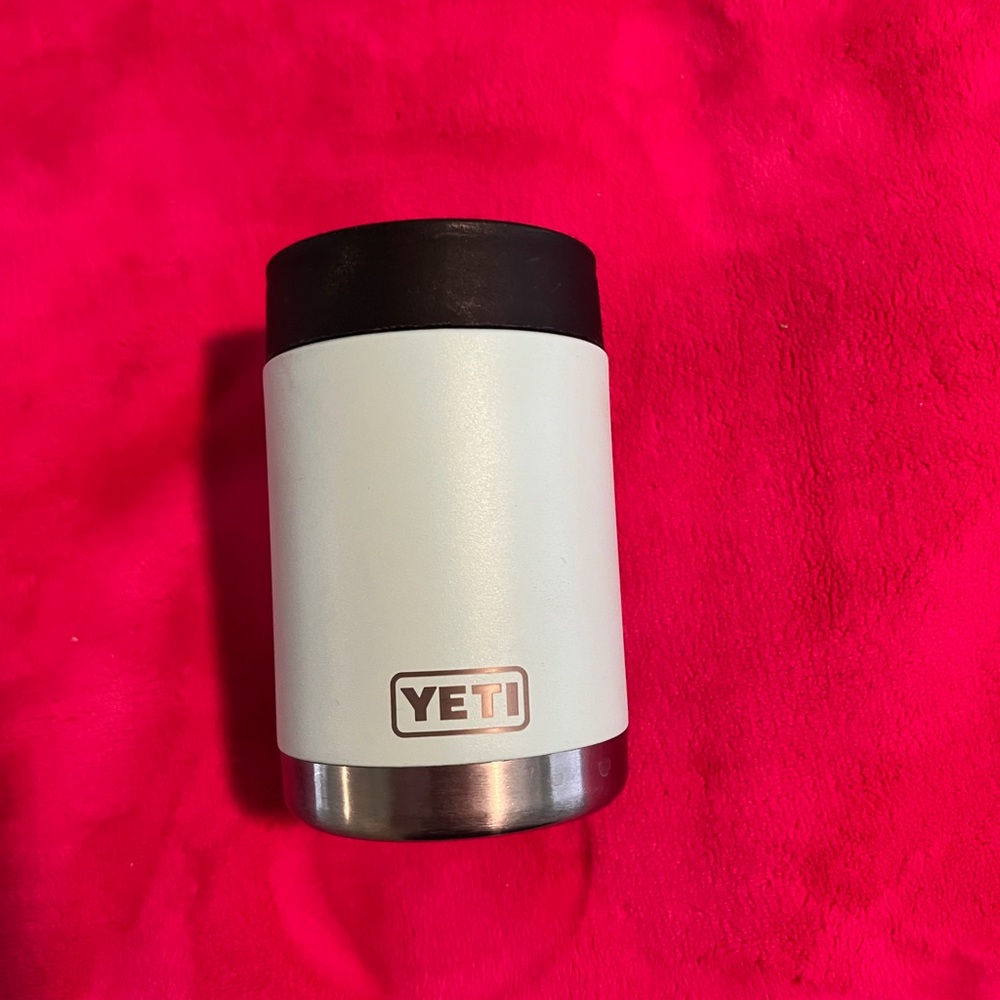 YETI Rambler Colster White Stainless Steel Can Insulator